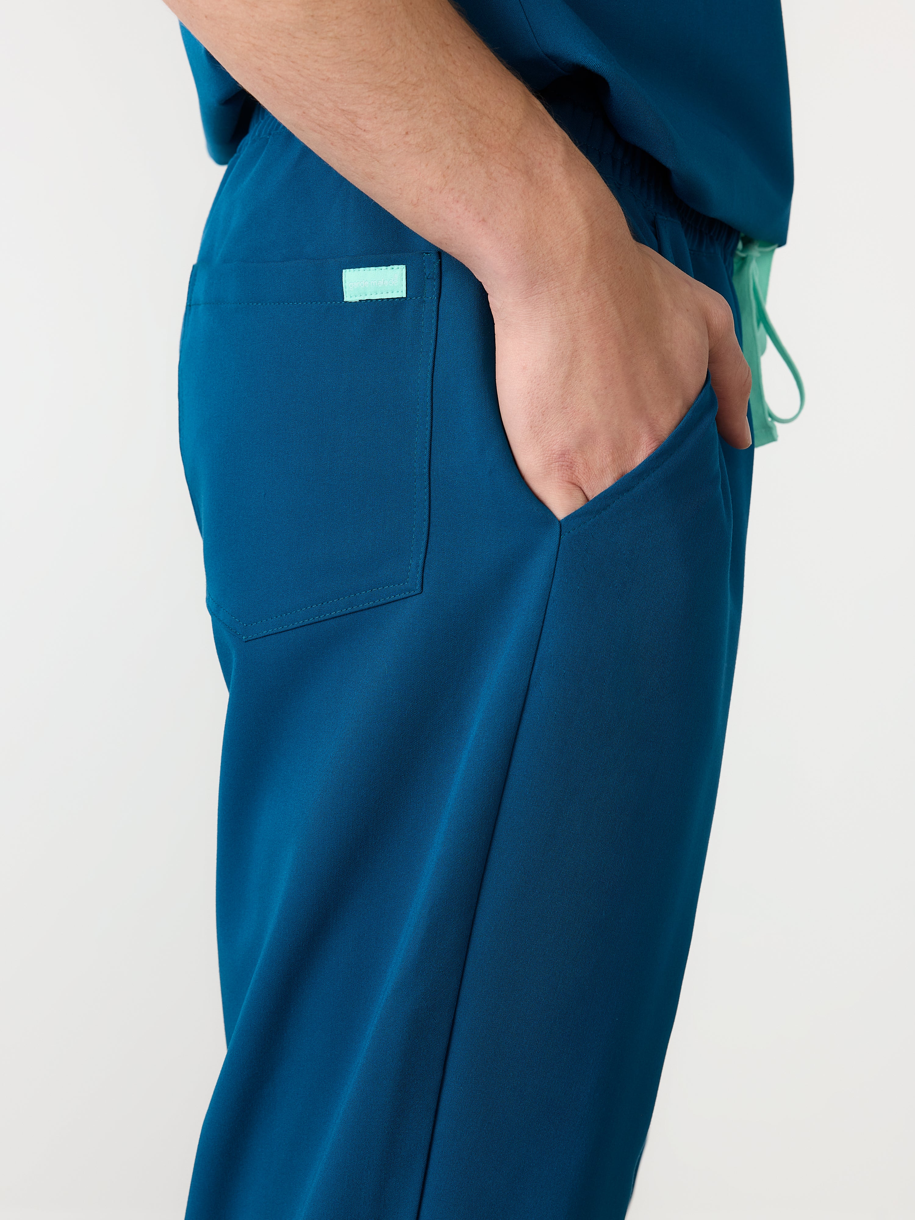 WILLIAM RE-GARDE™ - OPAL BLUE - Men's Jogger Pants - SILVADUR™ - Image 3