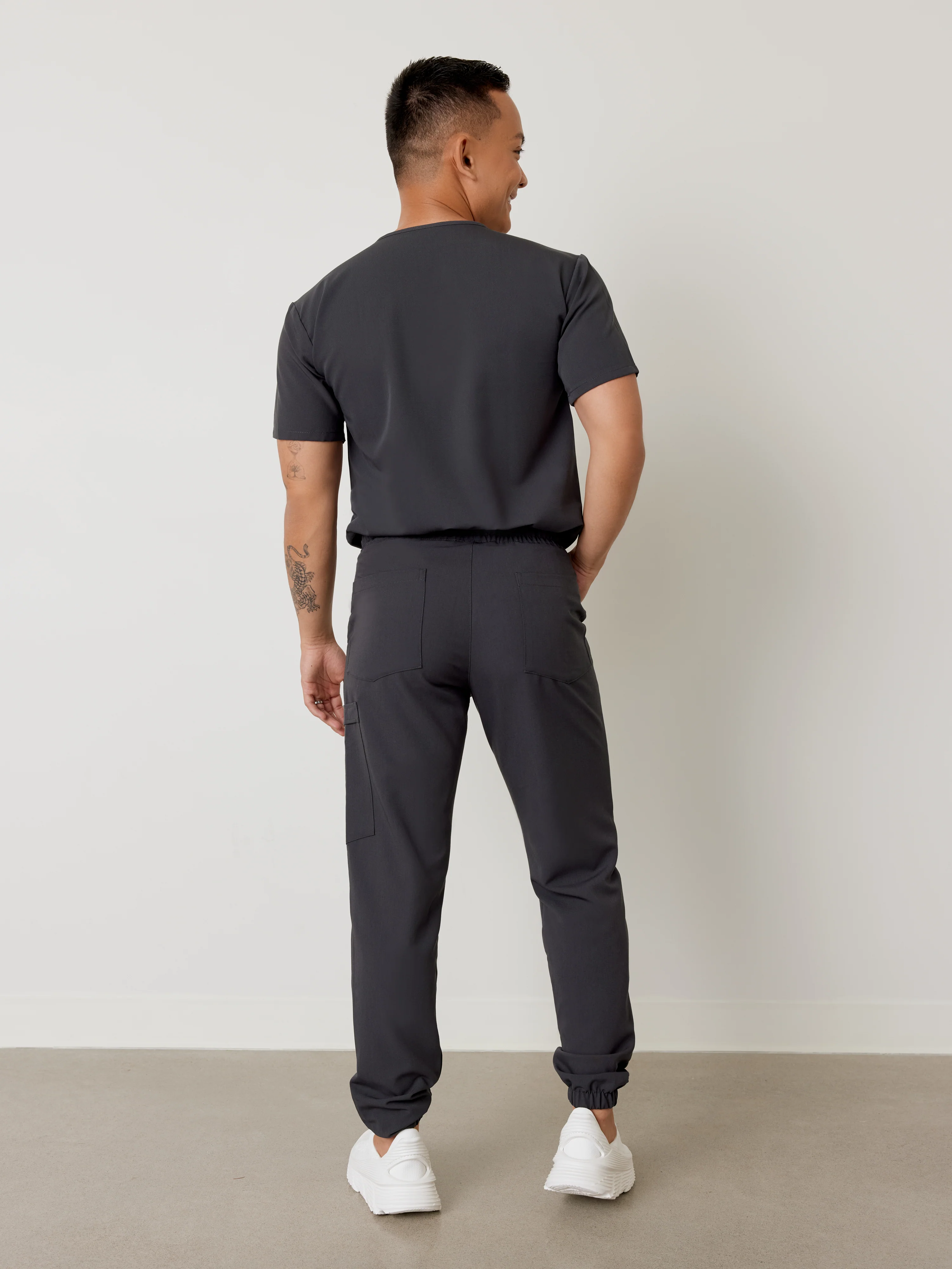 WILLIAM RE-GARDE™ - CHARCOAL - Men's Jogger Pants - SILVADUR™ - Image 3