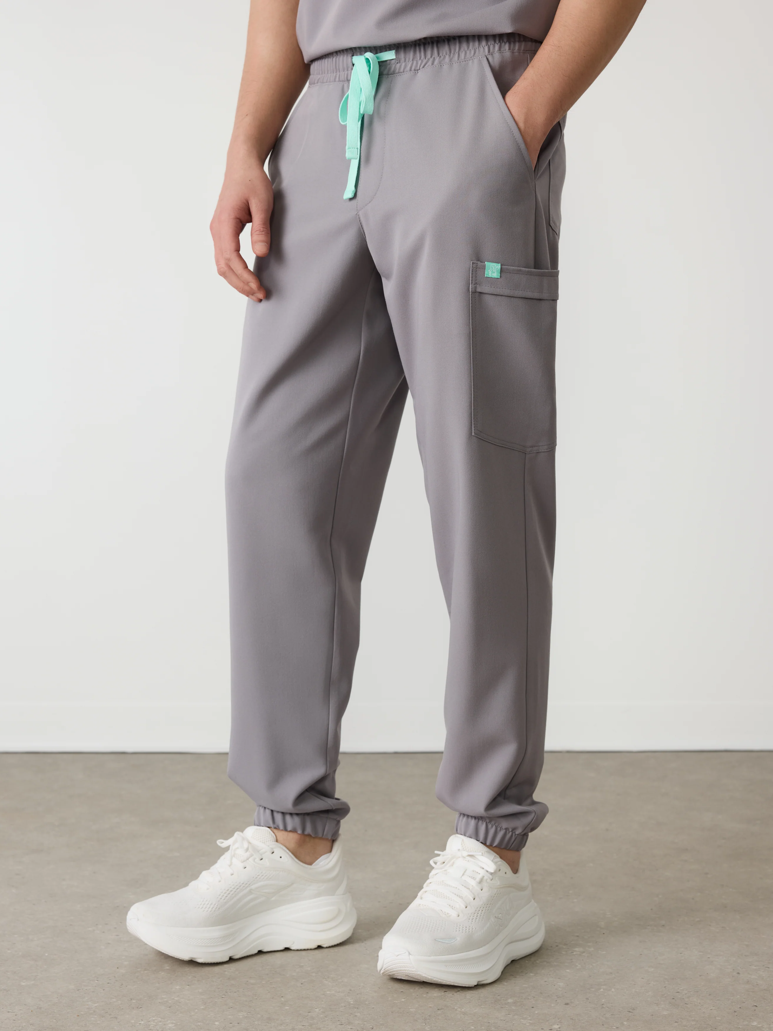 WILLIAM RE-GARDE™ - ECLIPSE GREY - Men's Jogger Pants - SILVADUR™ - Image 2