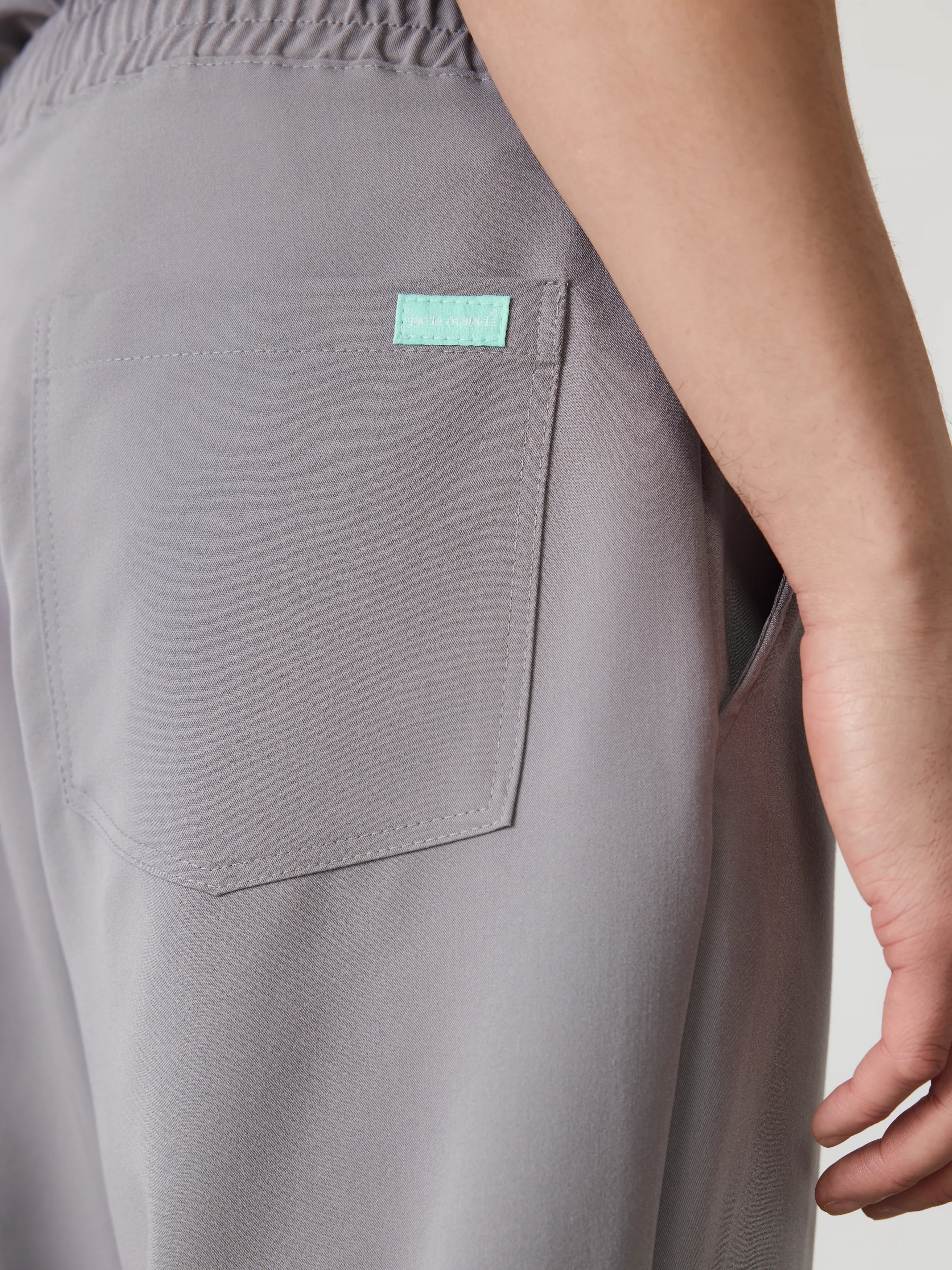 WILLIAM RE-GARDE™ - ECLIPSE GREY - Men's Jogger Pants - SILVADUR™ - Image 3