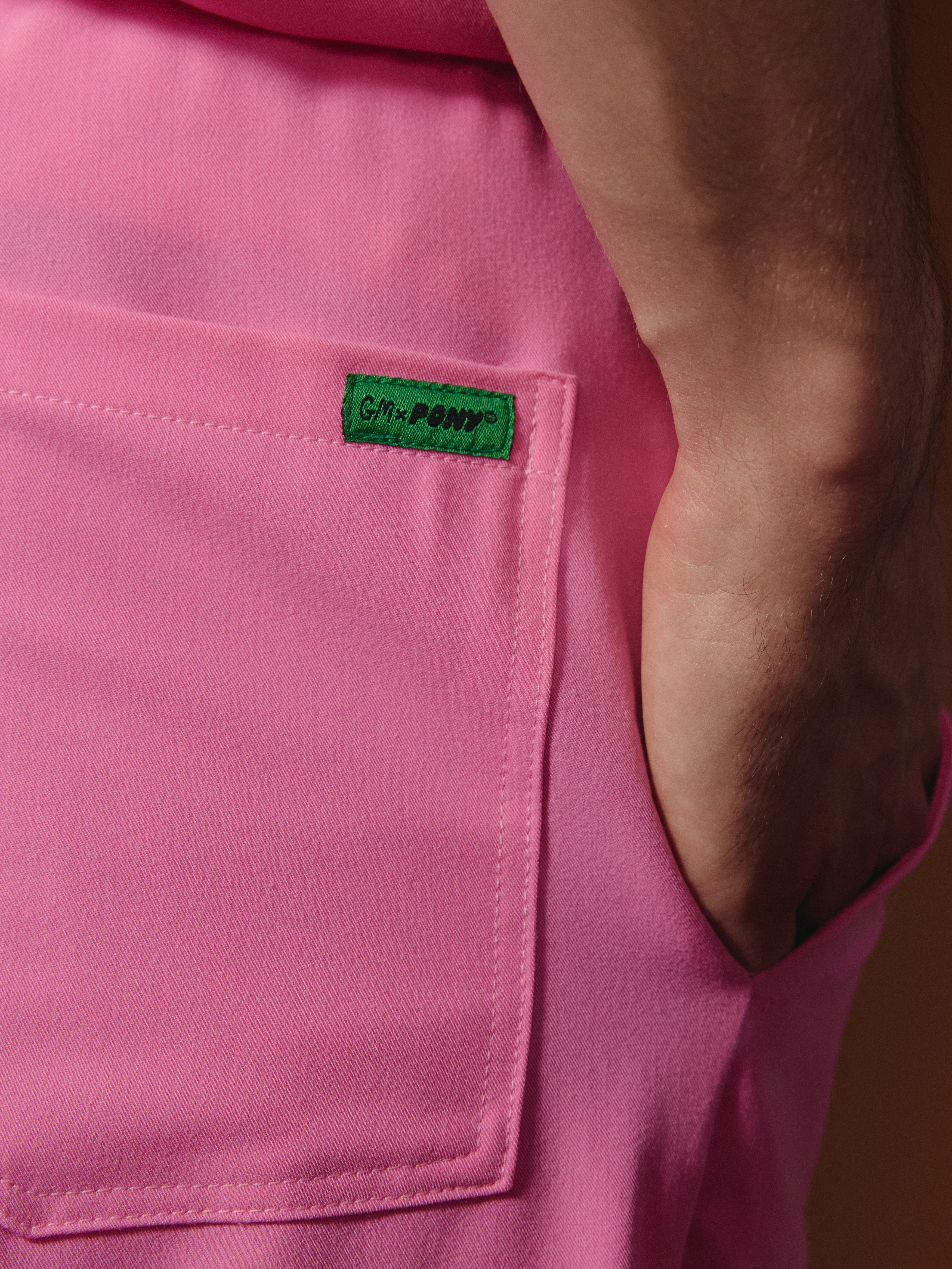 WILLIAM RE-GARDE™ - G-M x PONY PINK - Men's Jogger Pants - SILVADUR™ - Image 3
