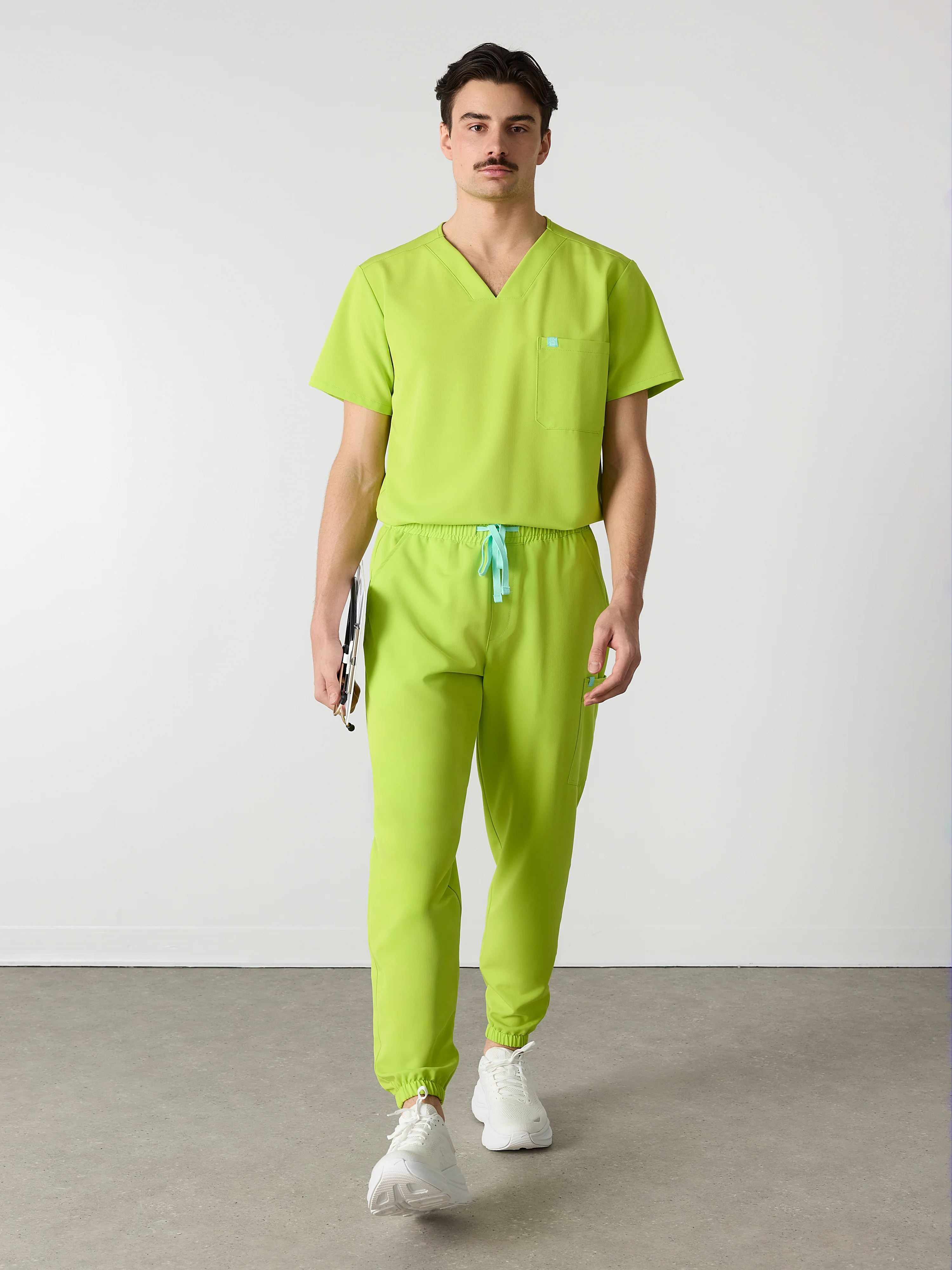 WILLIAM RE-GARDE™ - LIME - Men's Jogger Pants - SILVADUR™