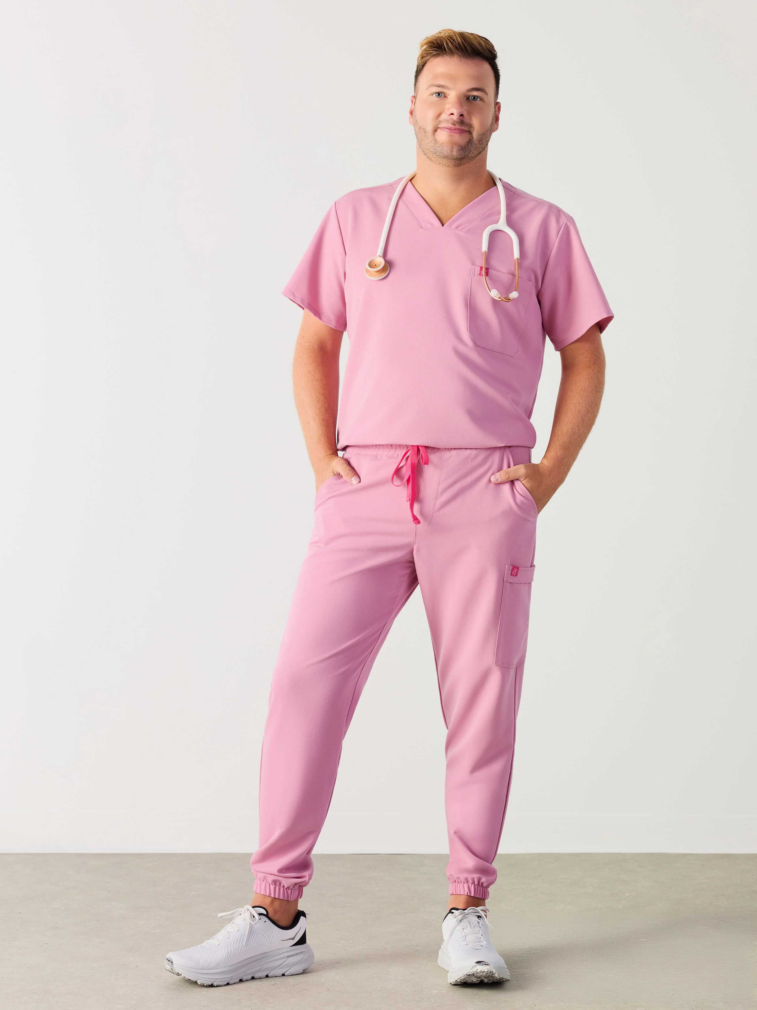 WILLIAM RE-GARDEâ„¢ - HOPEFUL PINK - Men's Jogger Pants - SILVADURâ„¢ - Final Sale