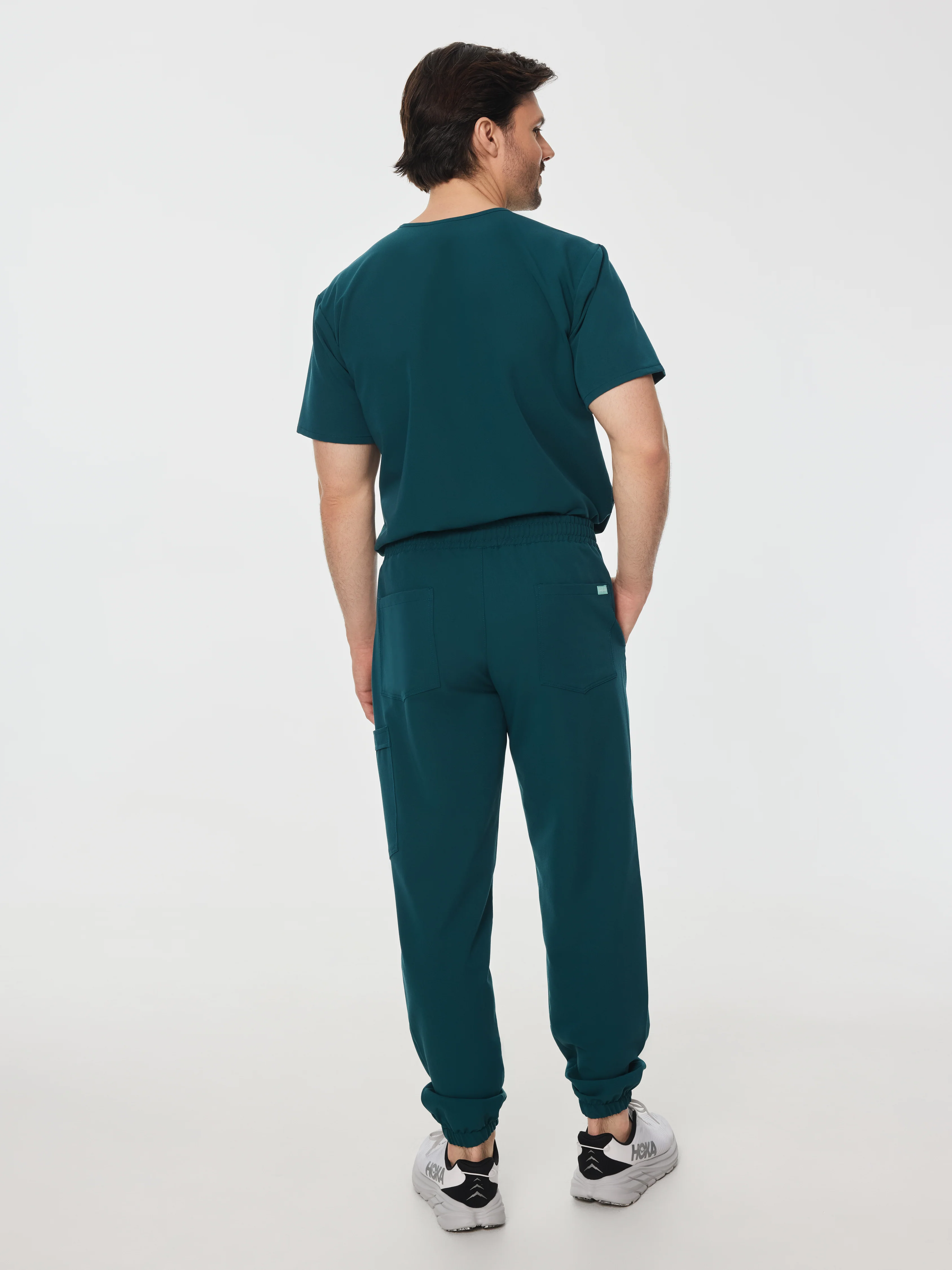 WILLIAM RE-GARDE™ - TEAL - Men's Jogger Pants - SILVADUR™ - Image 4