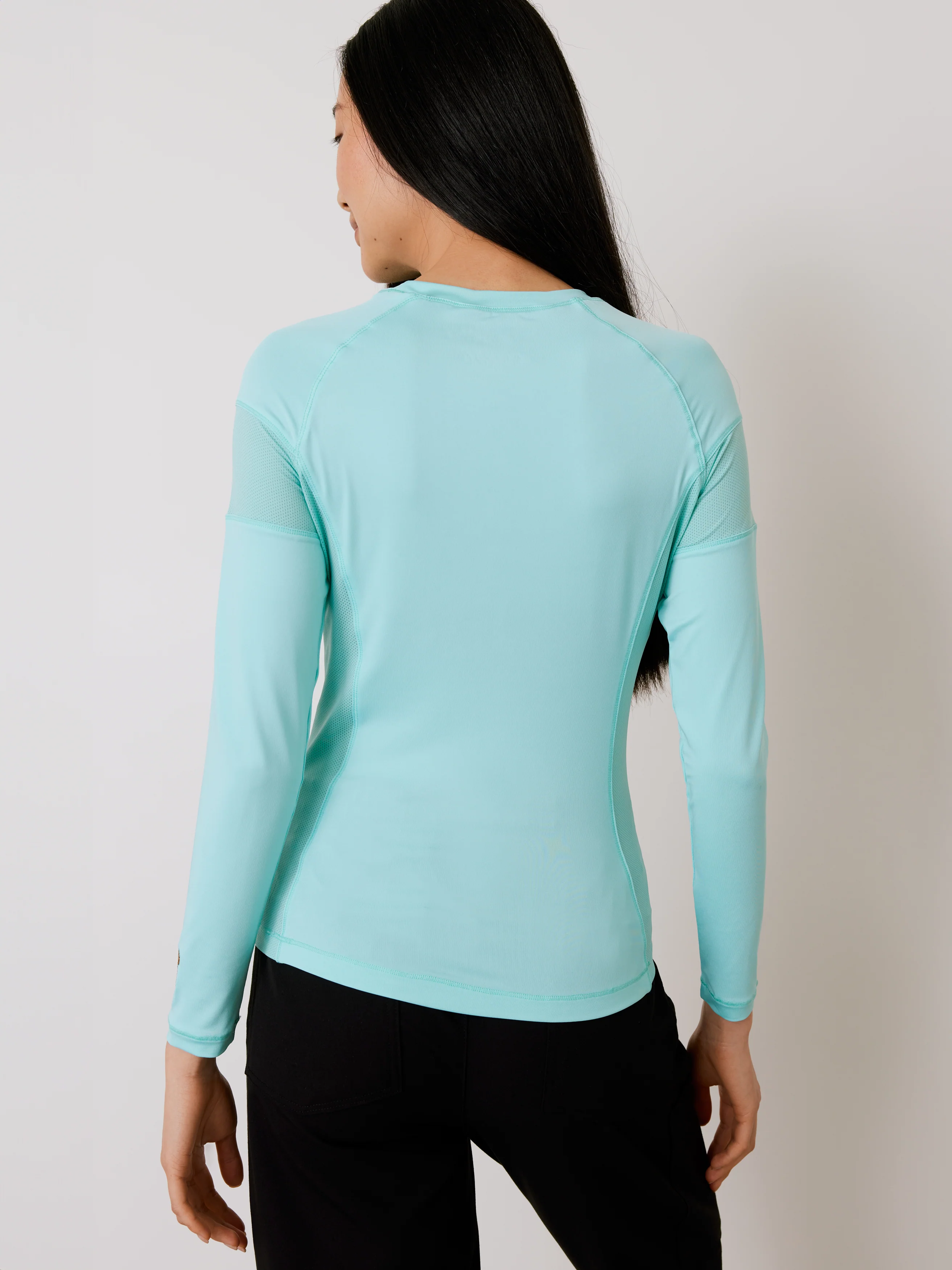 Women High-Performance Underscrub - Menthe - Long Sleeves - Image 4