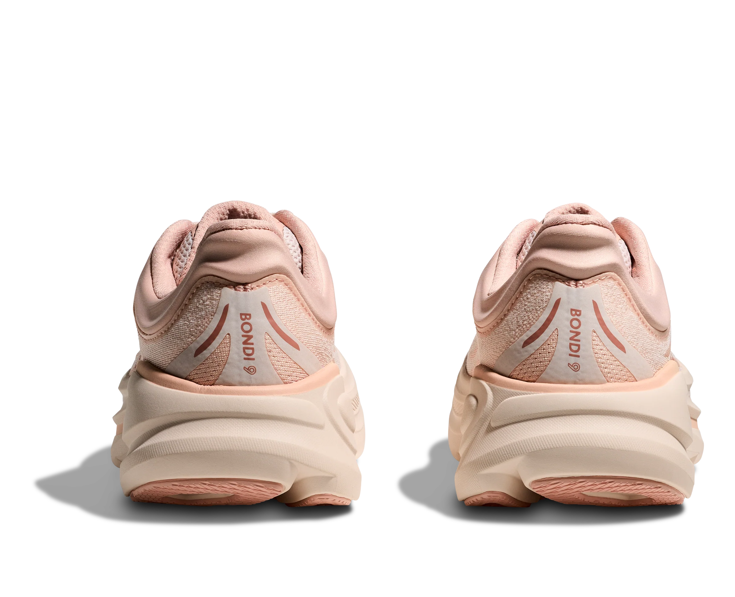 Women's Hoka Bondi 9 Rose Latte / Rose Cream - Image 3