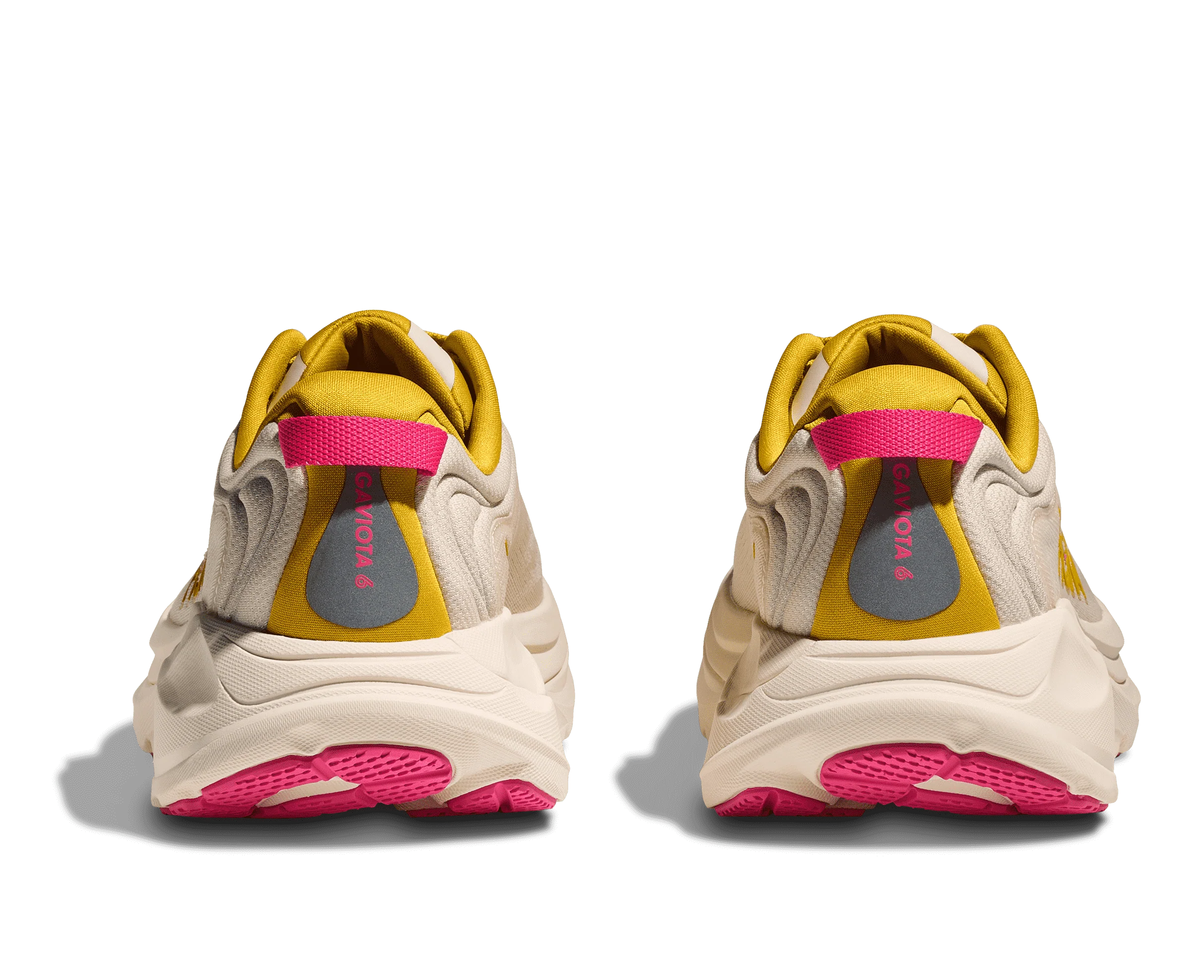 Women's Hoka Gaviota 6 Birch / Yellow Gold - Image 3