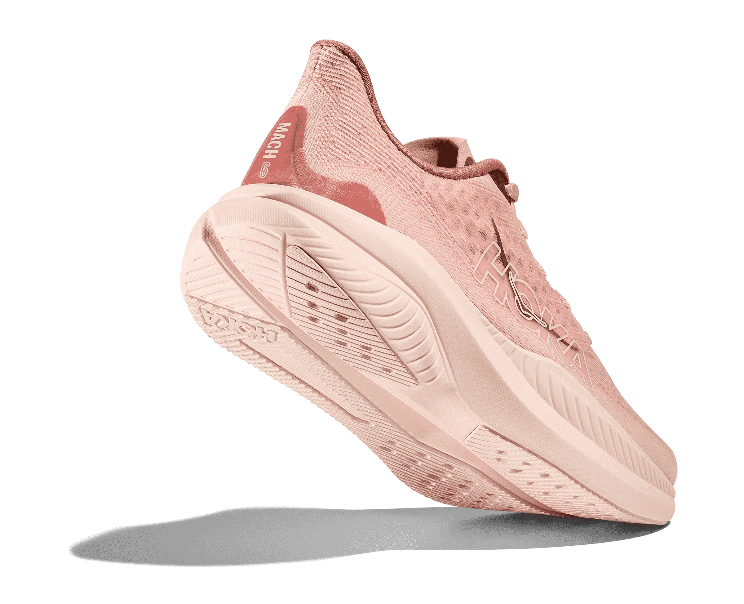 Women's Hoka Mach 6 Rose Latte / Blush - Final Sale - Image 3